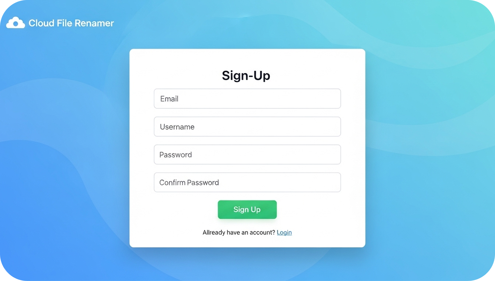 Signup Options